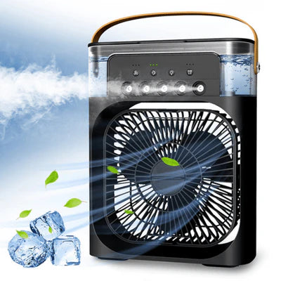 Mini Ar Condicionado e Umidificador Portátil 4 em 1 Fresh Wind
